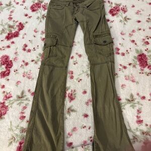 Frankie B army low rise green cargo pants size 25